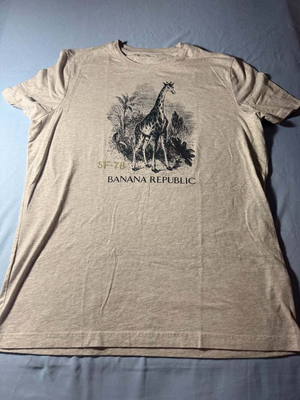 Banana Republic Eco T-Shirt Giraffe SF-78 Gray XL